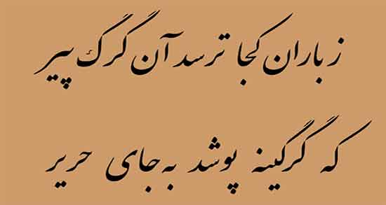 شعر در مورد ضرب المثل ؛ شعر طنز ضرب المثل معاصر و ضرب المثل شعرگونه با معنی