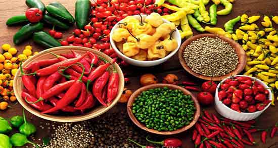 خواص فلفل ؛ عنابی تند برای قلب و مردان و مو و لاغری و پوست صورت و معده