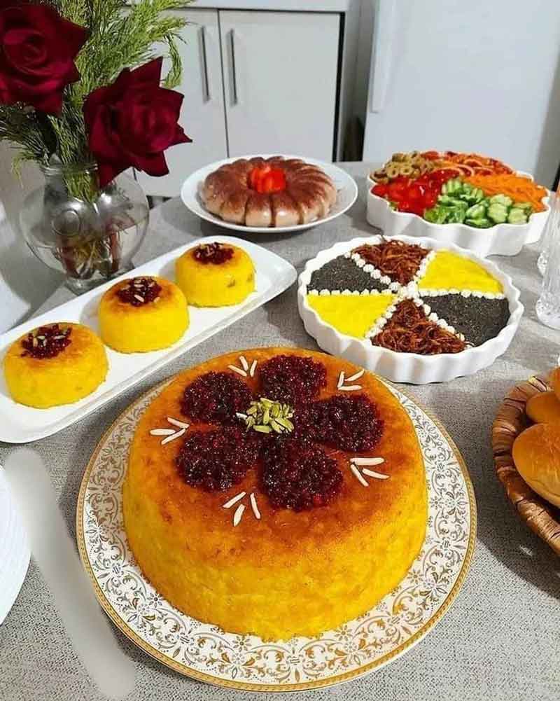 تزیین برنج