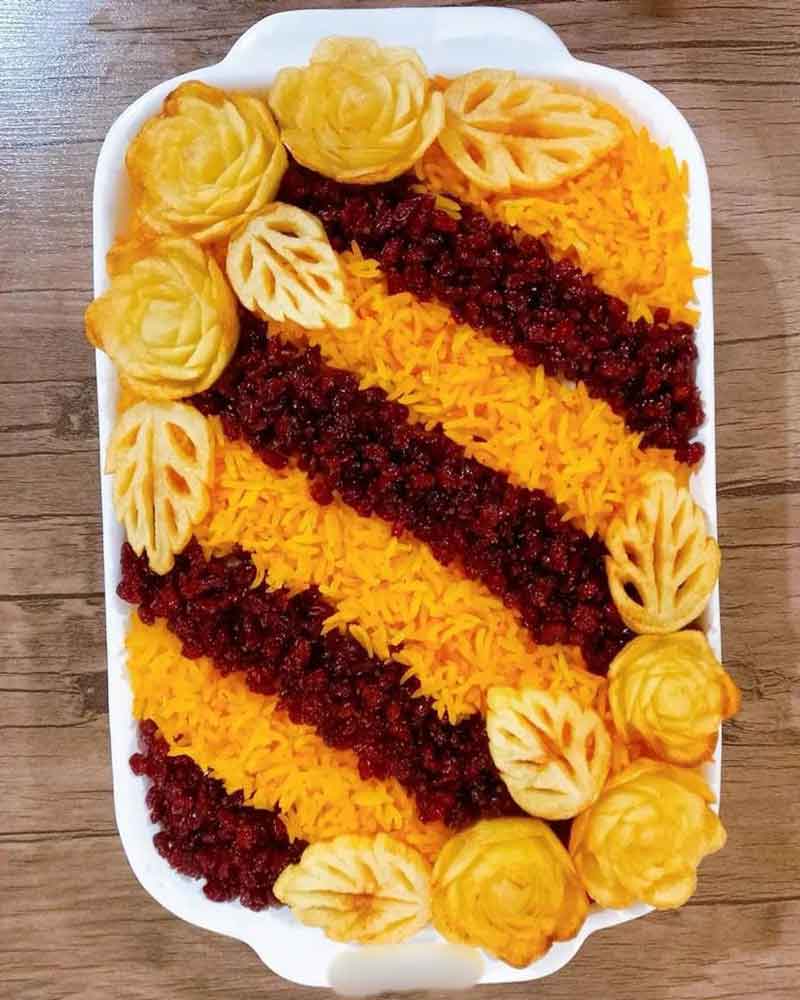 تزیین برنج