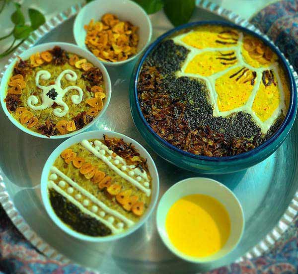 تزیین آش رشته با ایده های زیبا و خلاقانه + خوشمزه ترین رسپی