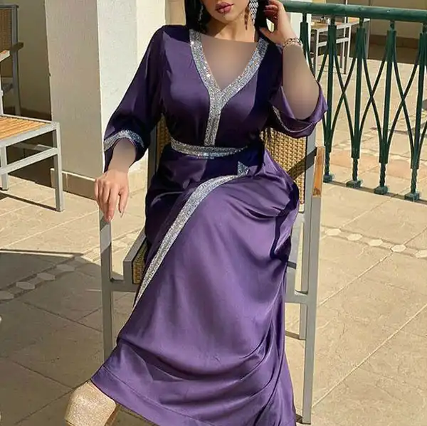 مدل ماکسی عربی خانگی زنانه بسیار قشنگ و خاص