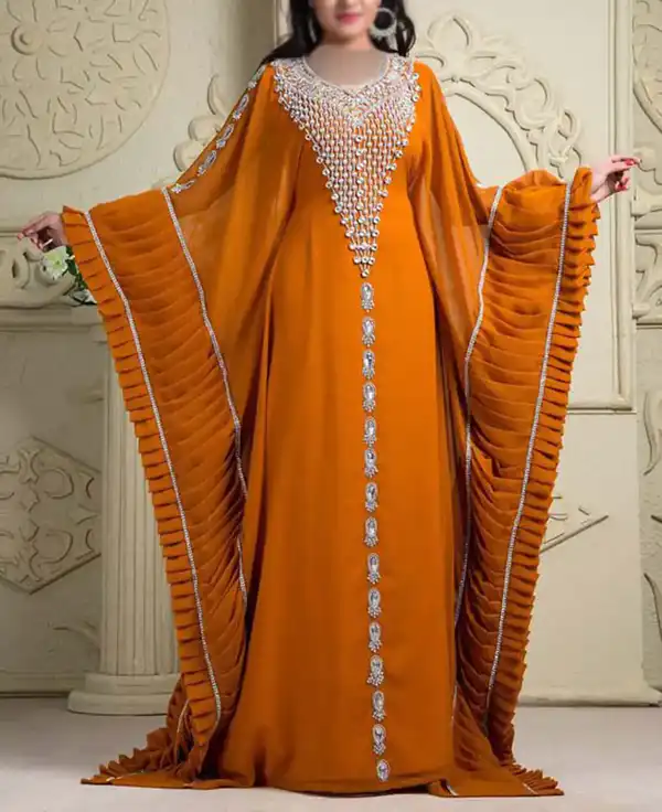 مدل ماکسی عربی خانگی زنانه بسیار قشنگ و خاص