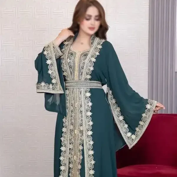 مدل ماکسی عربی خانگی زنانه بسیار قشنگ و خاص