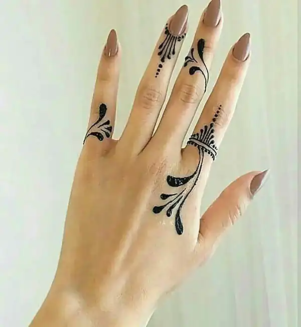 مدل حنا ساده و شیک + زیباترین مدل های حنا برای پشت و روی دست