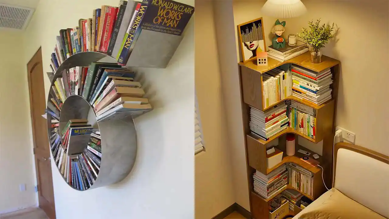 مدل کتابخانه دیواری شیک به 12 سبک روز دنیا را اینجا ببینید