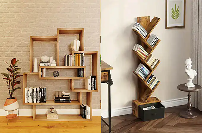 مدل کتابخانه برای سالن پذیرایی + مناسب ترین نمونه های کتابخانه مخصوص پذیرایی