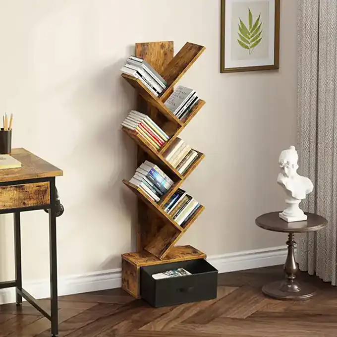 مدل کتابخانه برای سالن پذیرایی + مناسب ترین نمونه های کتابخانه مخصوص پذیرایی