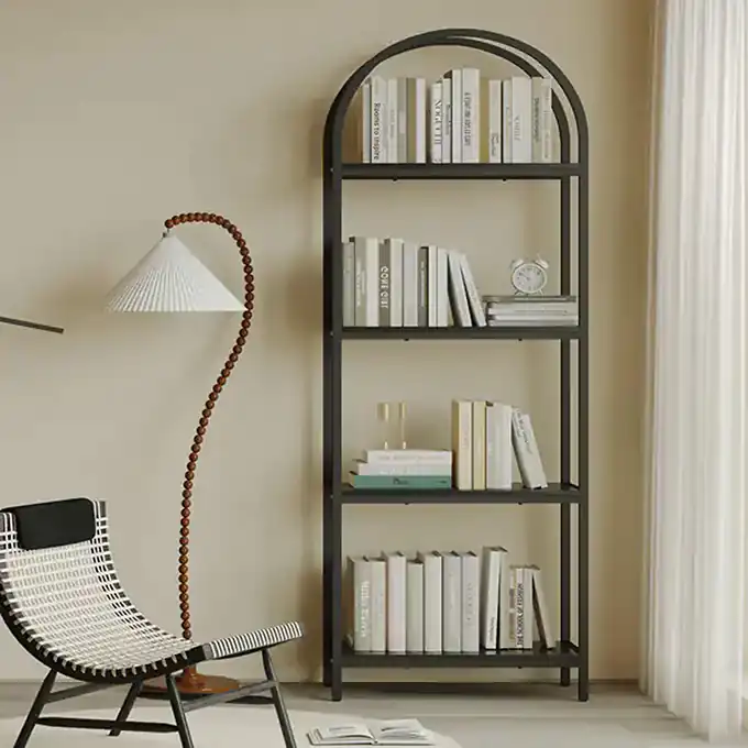 مدل کتابخانه برای سالن پذیرایی + مناسب ترین نمونه های کتابخانه مخصوص پذیرایی