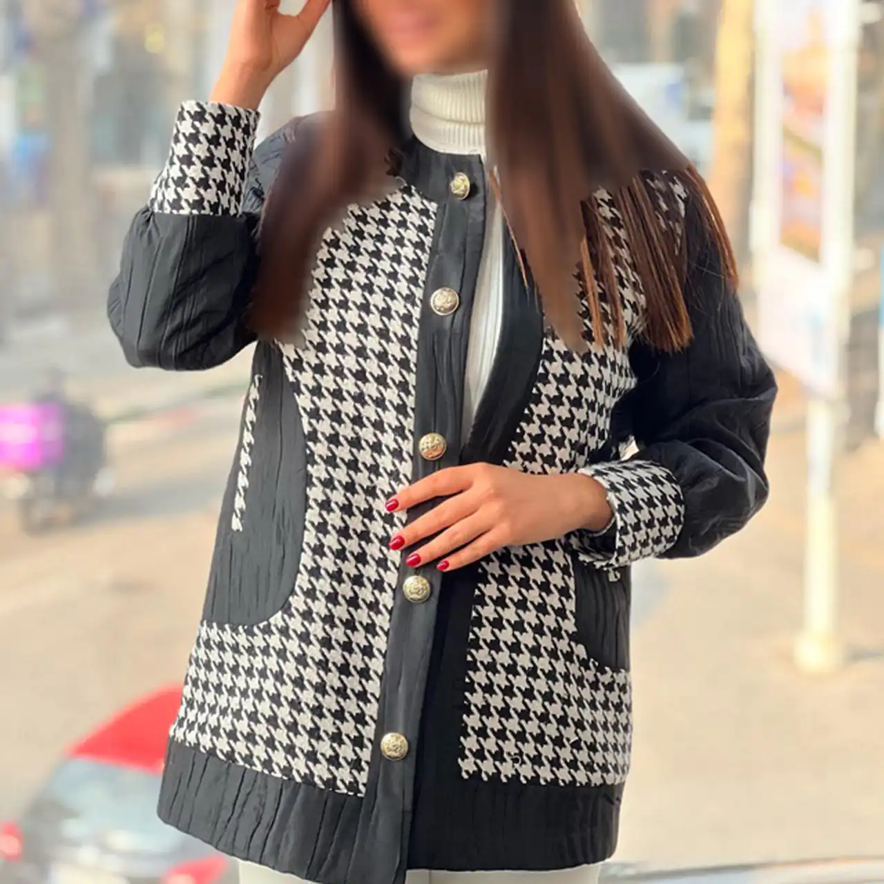 مدل مانتو اسپرت دکمه دار جدید + زیباترین مانتوهای سال را اینجا ببینید