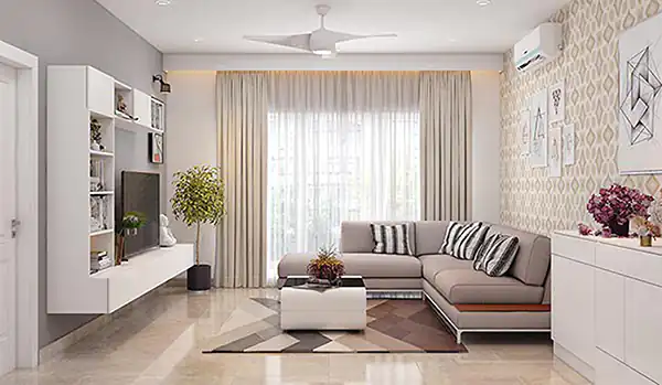 دیزاین پذیرایی مستطیل + زیباترین دیزاین ها برای پذیرایی هایی به شکل مستطیل