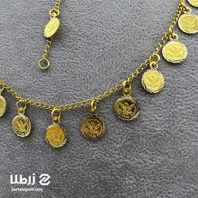 مدل سرویس طلا با سکه + نمونه های خاص از سرویس طلا با سکه با جلوه خاص