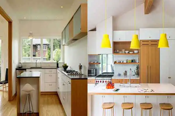 مدل آشپزخانه دو طرف اپن + جدیدترین مدل های اپن آشپزخانه در خانه های لاکچری و به روز