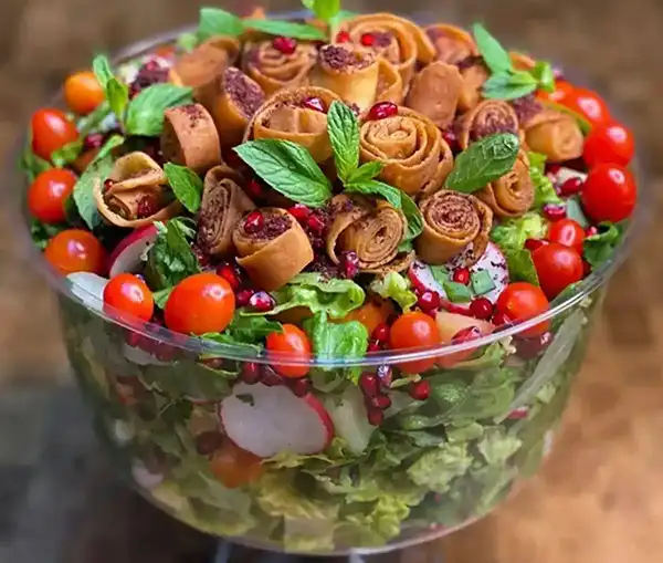 چند مدل سالاد مجلسی + بهترین تزیین برای سالاد مجلسی