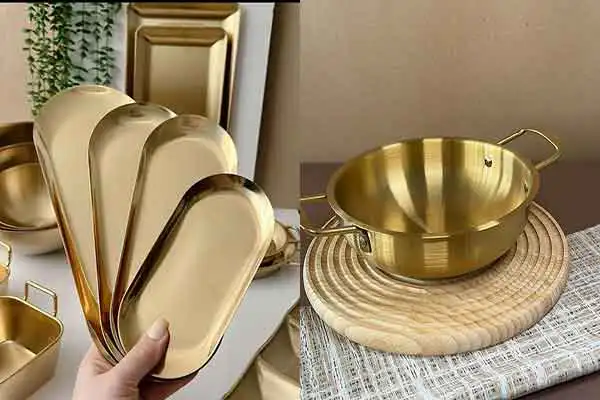 ظروف استیل + انواع ظروف استیل شیک و ترند برای سرو غذا و میوه در مهمانی های خاص